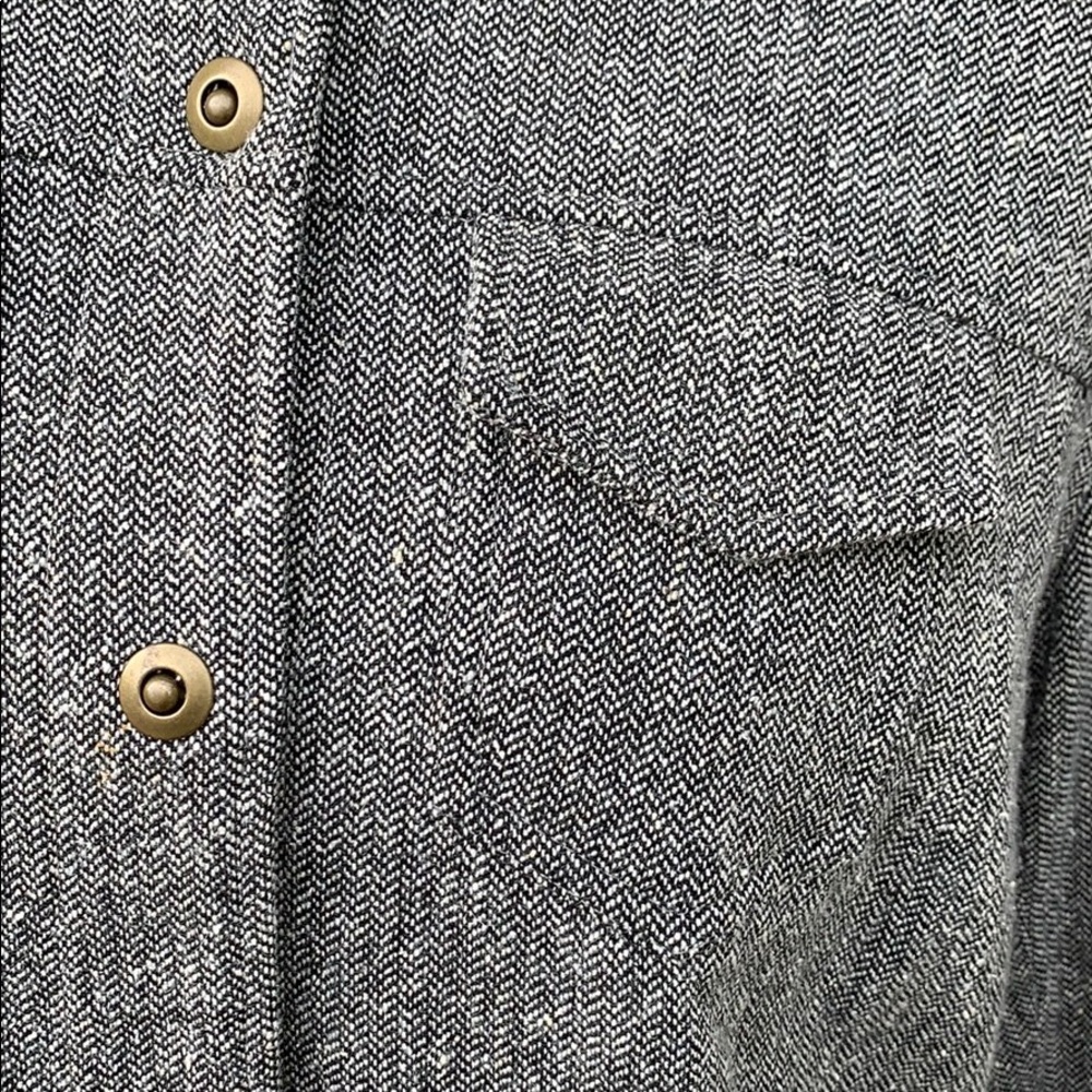 Liz Claiborne Charcoal Gray Lined Collar Jacket - Picture 7 of 11